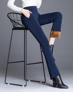 High Waist Stretch Pants Pantalon